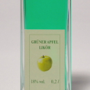 Grüner Apfel Likör 容量：200ml, 350ml アルコール度数：18% エキス分：16%未満 表皮の色が反映された鮮やかな色彩と爽やかな酸味が秀逸
