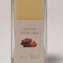 Chocolatetrüffel Likör 容量：200ml, 350ml アルコール度数：18% エキス分：27%未満 カカオバターより。香りの甘やかさを裏切るアフターのドライ感