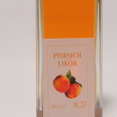 Pfirsich Likör 容量：200ml, 350ml アルコール度数：20% エキス分：18%未満 アフターは最後にキュッと引き締まり桃の稀有な酸味を演出する