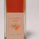 Kastanien Likör 容量：200ml, 350ml アルコール度数：22% エキス分：18%未満 トップのアマレットのような香りとその後現れる栗の果実感が時間差で面白い